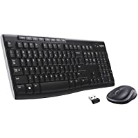 Logitech MK270 Combo Teclado y Ratón inalámbrico para Windows- Conexión 2-4 GHz- Ratón Inalámbrico Compacto- 8 Teclas de…